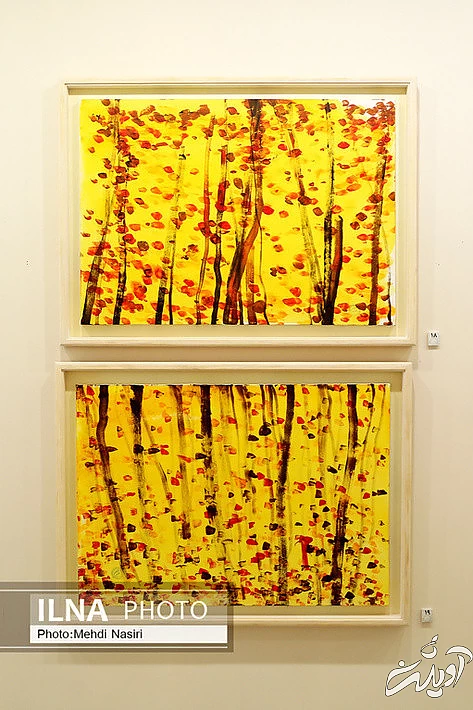 (تصاویر) نمایشگاه نقاشی مریم حیدرزاده